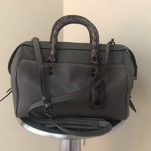 Coach pebbled leather satchel